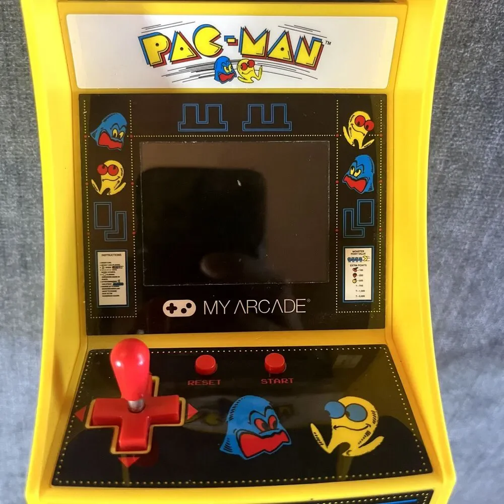 My Arcade Pac-Man Micro Player Mini Arcade Video Game Machine Works Tested